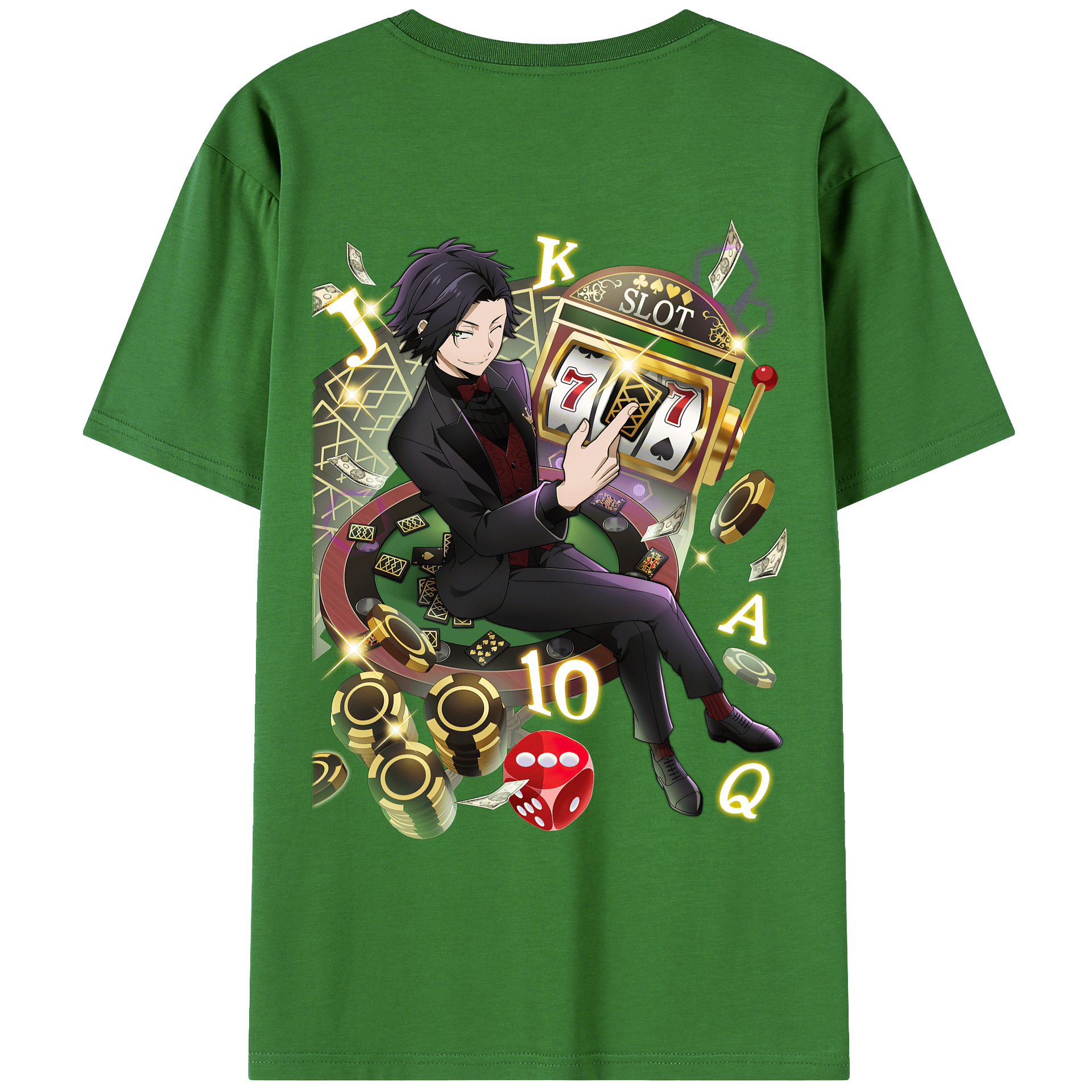 （画像用） 文豪ストレイドッグス Bungo Stray Dogs レディース半袖Tシャツ(バックプリント)